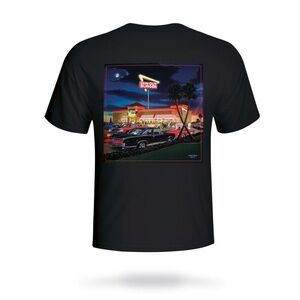 Mens XL In-N-Out "Now and Then" Black T-shirt